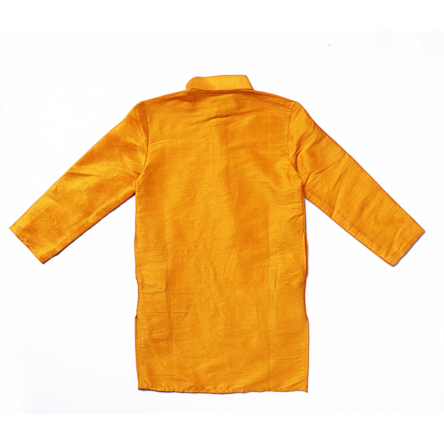 Kids Solid Colour Silk Kurta Set