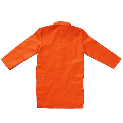 Kids Solid Colour Cotton Kurta Set