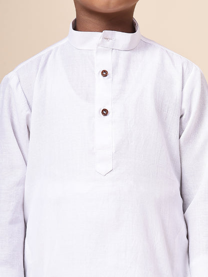 Karnam Junior - Boys Cotton Kurta Set