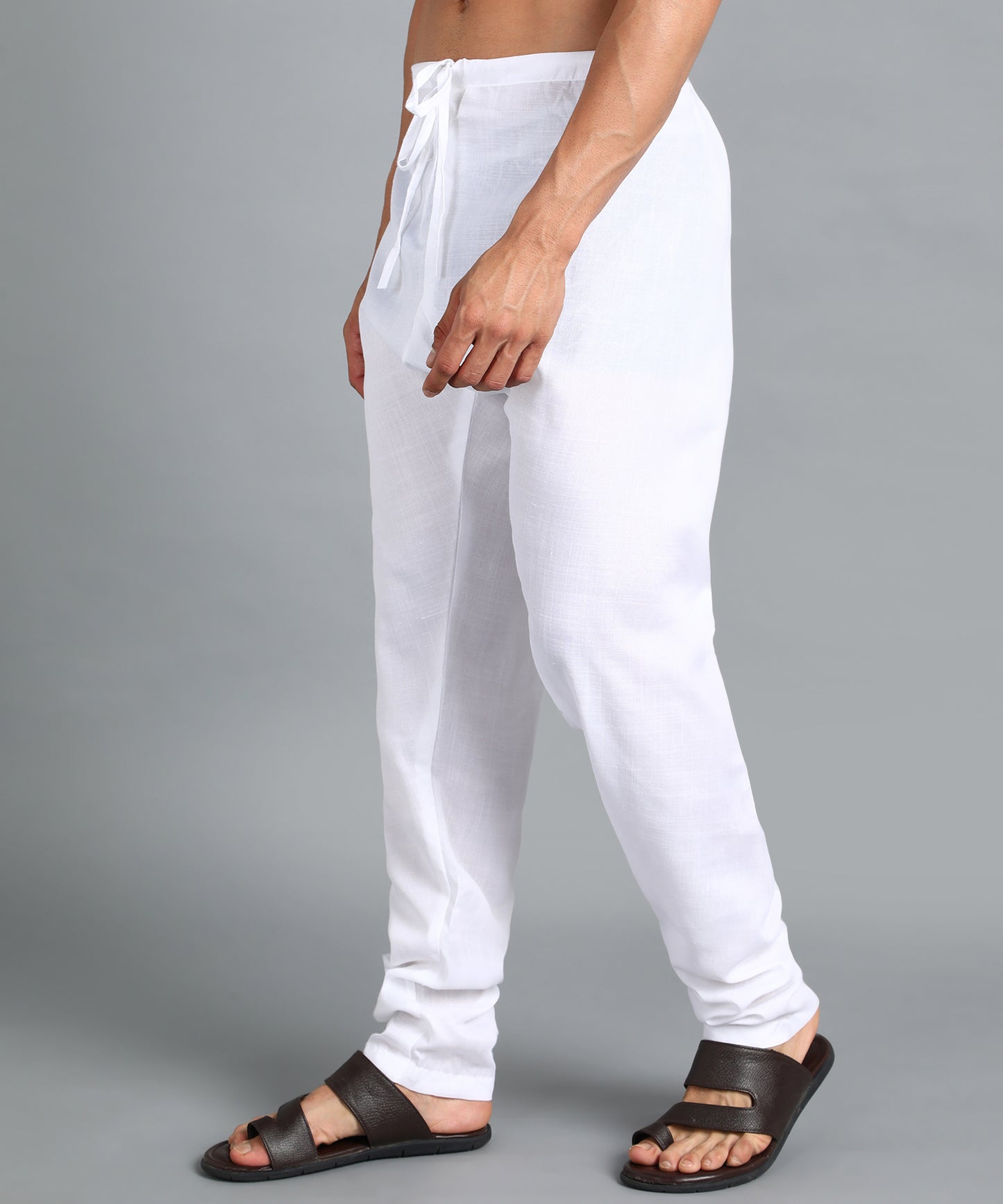 Mens Cotton White Chudidar