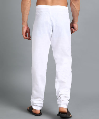 Mens Cotton White Chudidar